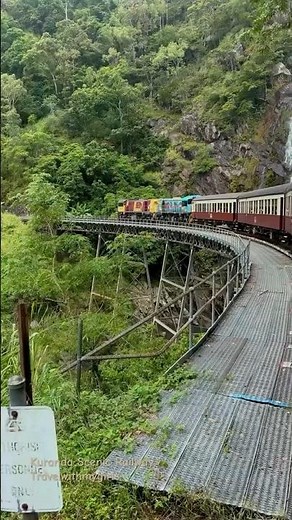 The Kuranda Scenic Railway is one of the most iconic train journeys in Queensland. #kuranda #railway