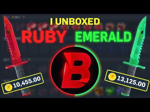 I unboxed RUBY AND EMERALD on CSGORoll - INSANE TICKETS 🤑