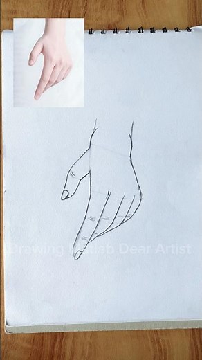 How to Draw Hands Easily | Hand Drawing Tutorial #shorts