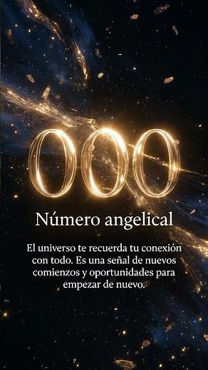 000 el número que anuncia un nuevo... #000 #numerologia