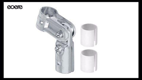 10 Sets Pivot Tee Pipe Fittings Connector T Adjustable Clamp, Fits 3/4" EMT Conduit with PE Adapter Shims