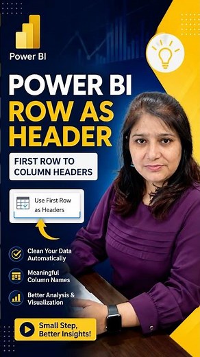 Power BI Row as Header | Convert First Row into Column Headers | power bi interview Preparation