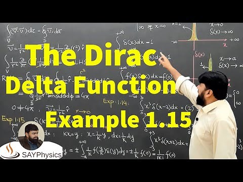 L15.2 The Dirac delta function: Solutions Example 1.14, 1.15