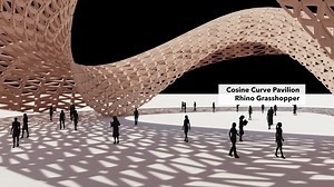 Cosine Curve Pavilion Rhino Grasshopper Tutorial