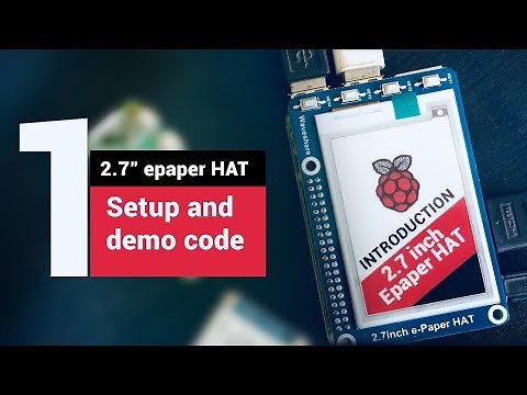 Raspberry Pi E-paper Display demo