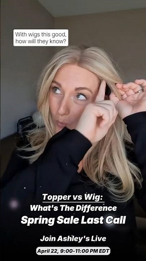 Topper vs Wig: Which One Is Right For You? + Spring Sale Last Call! | UniWigs