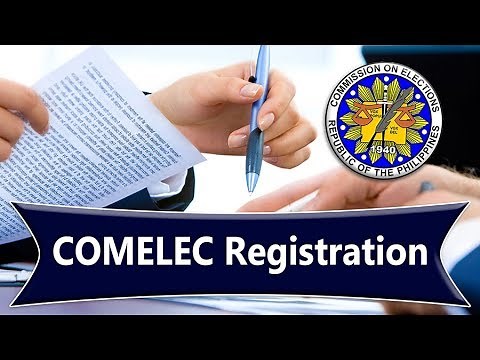 COMELEC Registration - Requirements 📝
