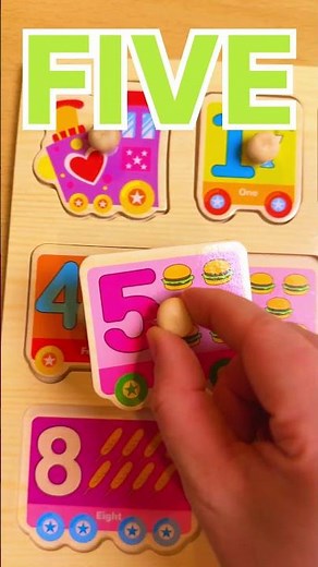 Hop on the Number Train! 🚂🔢 Fun Puzzle Game #shorts