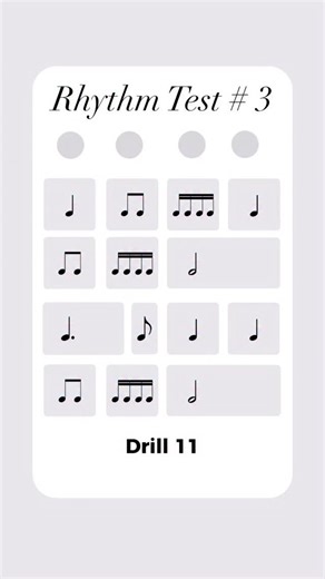 Mr. Jordan on Instagram: "🧠 Rhythm Test #3 — a combo of Drills 11–15! Can you keep up with the subdivisions? 👀 Tap along, count out loud, and see if your timing holds steady! 🎵 #TrainYourMusicBrain #RhythmChallenge #MusicTheory #RhythmPractice #MusicEducation #MusicianLife #LearnMusic #EarTraining #RhythmBootcamp #MusicStudents #MusicTeacher"