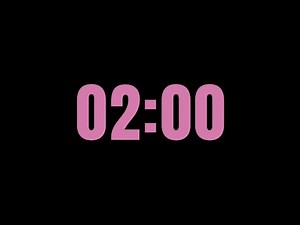 2 Minute Countdown Sound Effect | Alarm Beep at End