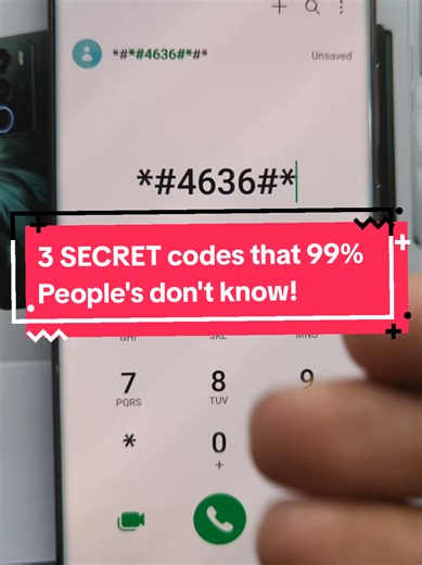 3 SECRET codes that 99% People's don't know! #privacy #samsung #settings #code #tipsandtricks