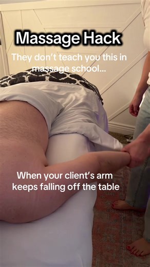 Massage Tips: Support Client Arms During Therapy