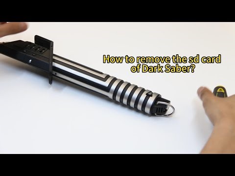 How to remove the sd card of Dark Saber