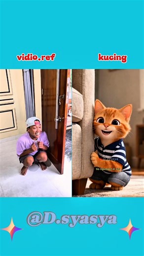 batu gunting kertas...⁉️ #funny #comedy #komedi #kucinglucu #komedikucing #shorts