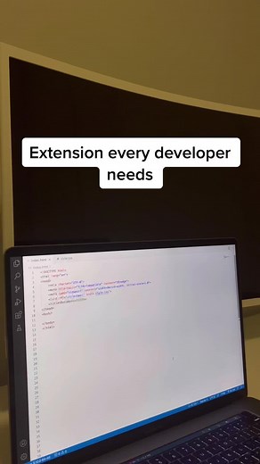 You need this extension if you’re a developer! 👨🏼‍💻 #coding #developer #tech #computerscience #codingtok