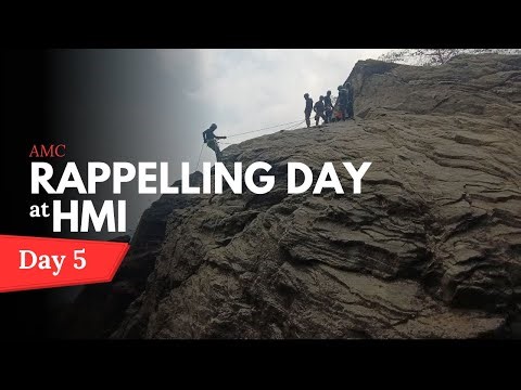 “Rappelling Day at HMI! Balance Challenge, Rock Climbing & AMC Life – Day 5 Vlog”
