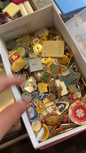 Soviet Pins Treasure Hunt in an Antique Shop