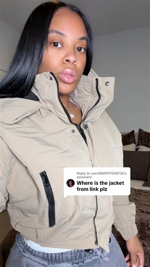 Stylish Khaki and Cream Cropped Jacket Available Now