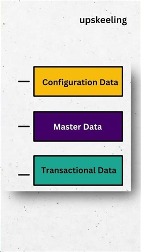 Data Types in SAP | Understanding Master, Transactional, and Configuration Data Types | upskeeling