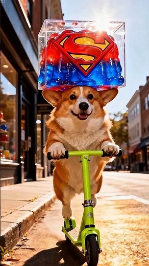 #corgi #superman #jelly