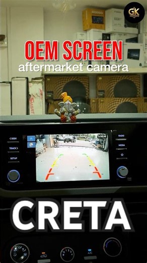 Hyundai Creta EX Gets Wide-Angle Fish Eye Camera 📸 📞9820569891 #creta #reversecamera