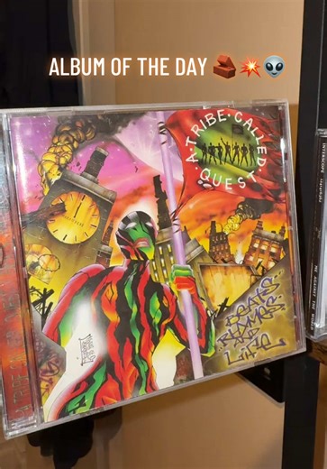 Beats, Rhymes & Life - A Tribe Called Quest // This CD has such cool packaging. I wish modern CD’s had this same effort put into them more often. Dope raps on this project and smooth delivery from Tribe as always. Need to pick up their first two albums but this is a great start. #cdcollection #vintage #cd #hiphop #90s