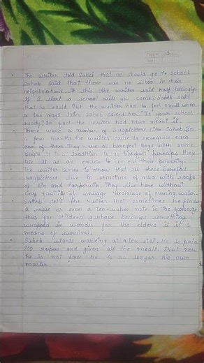 class12✨English ch 2💫lost spring🤌