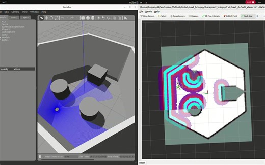 【ROS2】小车自主导航避障仿真