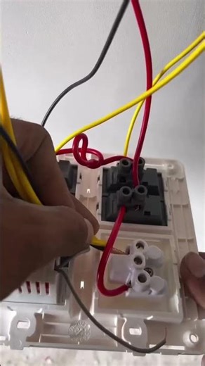 🤔🤔8 model modular board⚡🔥 fiting 😲connection and wiring😳😳⚡ full process #electrician #shorts