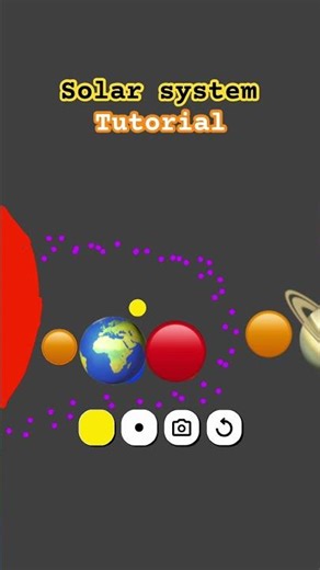 Solar system tutorial
