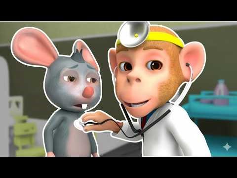 Today is Tuesday, the mouse has fever 🐭 | Funny Hindi Rhyme for Kids | NooNoo Kids