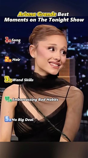 Ariana Grande Best Moments on The Tonight Show #celebrities #funny #arianagrande #jimmy #youtube