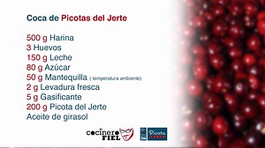 4.5K views · 74 reactions | ¡Buenas! Hoy, un vídeo original de la mano de la Picota del Jerte Una receta típica de Tarragona, la "coca de cireres" versionada con las famosas cerezas del Jerte, concretamente, con la variedad ambrunés. A ver qué os parece. | EL COCINERO FIEL | Facebook