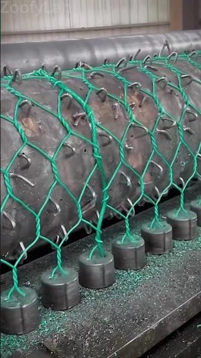 Amazing Rope Net Manufacturing Process Inside The Factory"🔥#FactoryProcess #NetMaking #RopeMachine