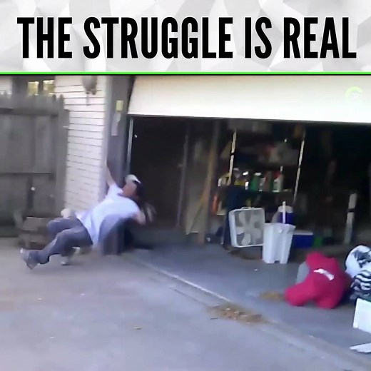 600K views · 1.1K shares | Garage door parkour should be the next American Ninja Warrior event. | CHIVE TV | Facebook
