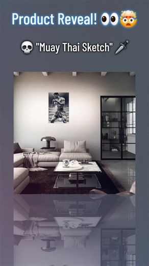 Muay Thai Sketch: A Unique Combat Sports Artwork