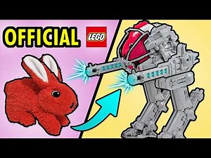 Rare LEGO PLUSH becomes HUGE BATTLE MECH