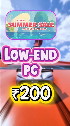 Steam Summer Sale 2026 | Best Low-End PC Games Under ₹200 #ytshorts # #gamingshorts