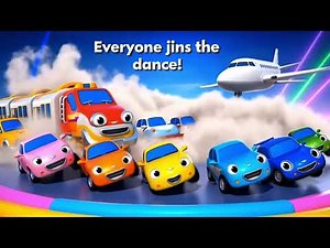 The Car Dance Song – Fun 3D Animated Vehicles for Kids 🚗🎶