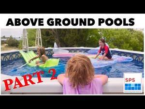 How To Assemble An Above Ground Pool Part 2: We're Going Swimming!