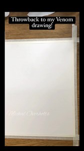 486K views · 10K reactions | Throwback to my #venom #drawing ! #michaloverholts #timelapse #comics Clan McDonald Comics | Art By Michal Overholts | Facebook