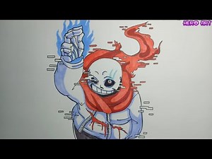 How To Draw After Sans Undertale Au Cách vẽ geno Xans Đẹp Đơn Giản