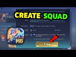 How To Create a Free Squad on Mobile Legends
