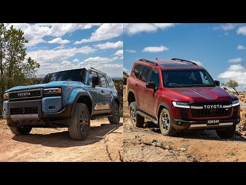 2024 Toyota Land Cruiser Prado vs Land Cruiser 300