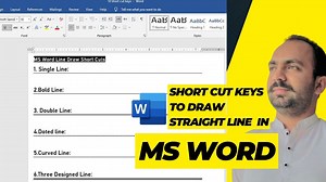 1.7K views · 117 reactions | Short Cut Keys to Draw Different Straight Lines in MS Word | Microsoft Word Top Short cuts #msword #MSWordTips #mswordtricks #MSWORDtutorial #MSWordShortcut #microsoftword | Trick and click | Facebook