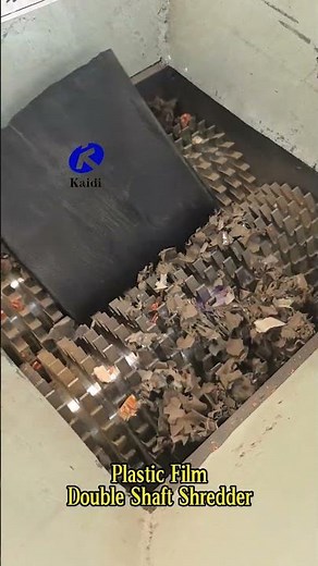 Plastics Shredding - Double Shaft Shredder for Plastic and Film