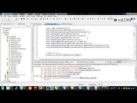 《Java课程 Java300集大型视频教程》 17·18 【手写SORM框架】 连接池效率测试
