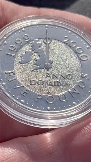 😁 1999 Millennium British Five Pound Coin 🇬🇧 #coincollecting #coin #money