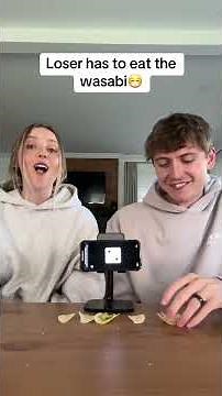 Loser has to eat wasabi 🤮