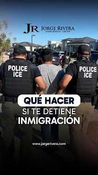 What to do if stopped by immigration? Recommendations to get prepared | Attorney Jorge Rivera